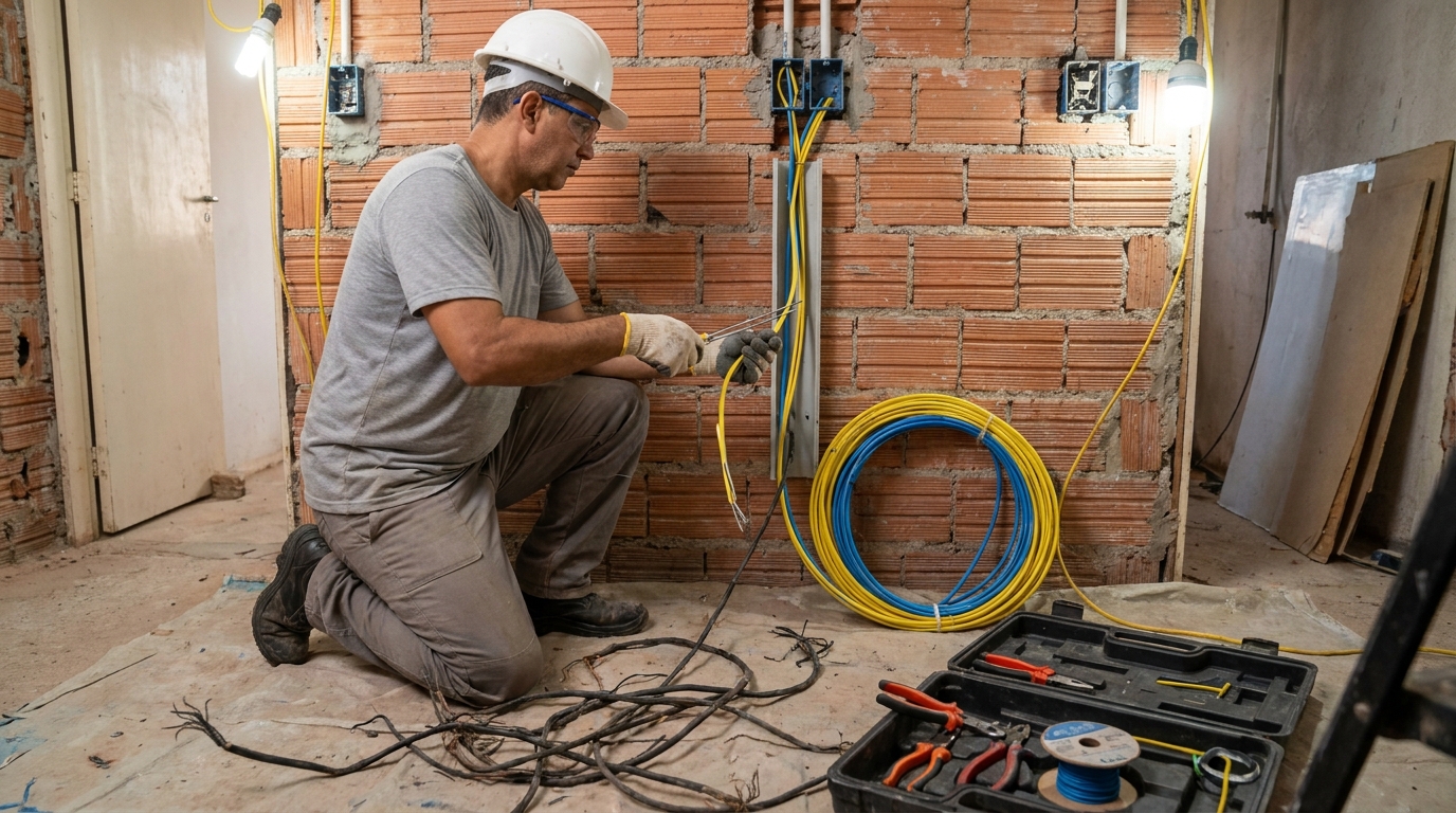 Adequação de Fiação na Augusta, Viamão‑RS