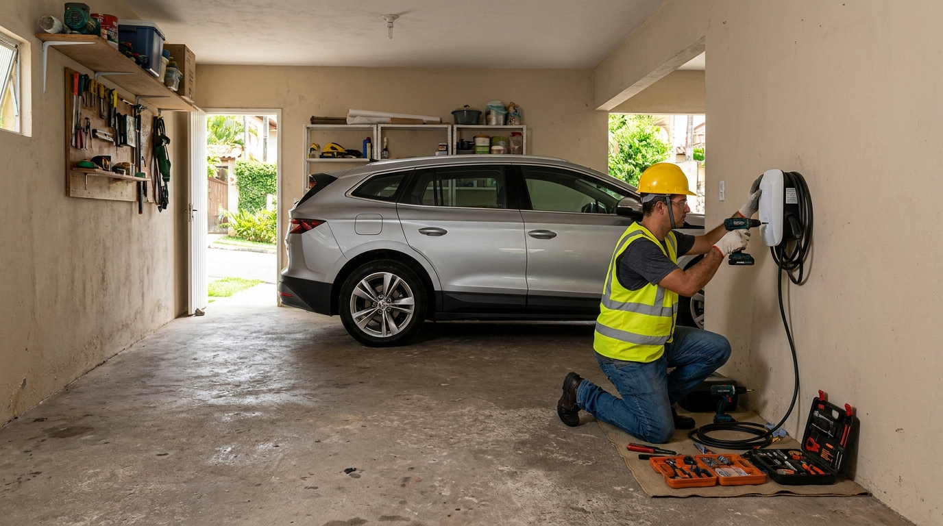 Instalação em Garagem ou Condomínio na Augusta, Viamão‑RS