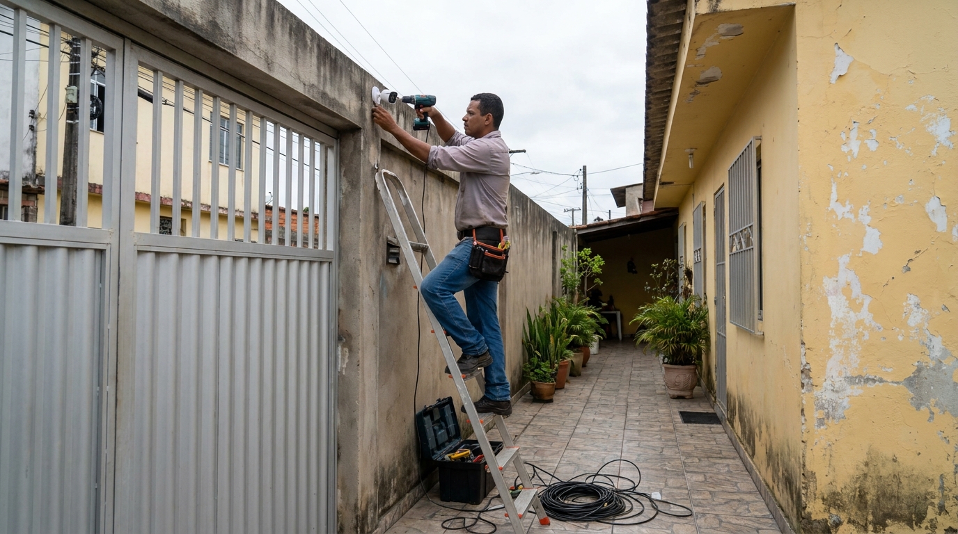 Passagem de Cabeamento na Augusta, Viamão‑RS
