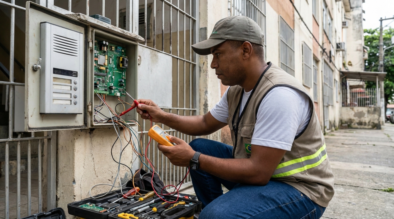 Reparo de Placa e Campainha no Tarumã, Viamão‑RS