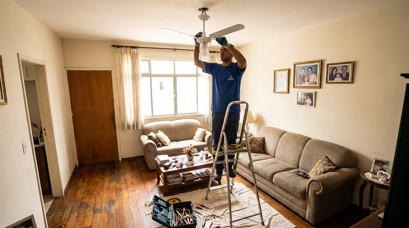Substituição de Ventilador em Viamão‑RS